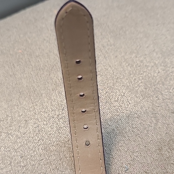 Anne Klein Watch Navy Blue Leather Strap Dial Quartz - Picture 4 of 6